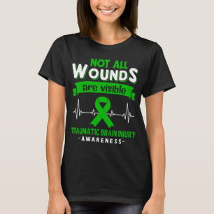Alla sår är inte synbara, traumatiska hjärnskador t shirt