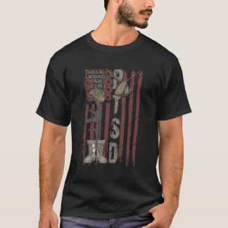 Alla sår är inte synliga, 4:e veteranerna i juli t shirt
