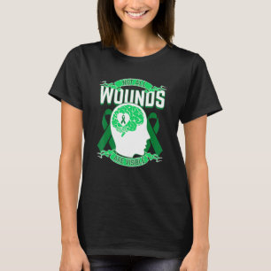 Alla sår är inte synliga för en schizofreni Awa T Shirt