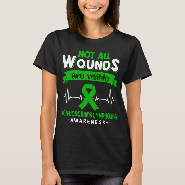 Alla sår är inte synliga för non-Hodgkinlymfom T Shirt (Framsida)