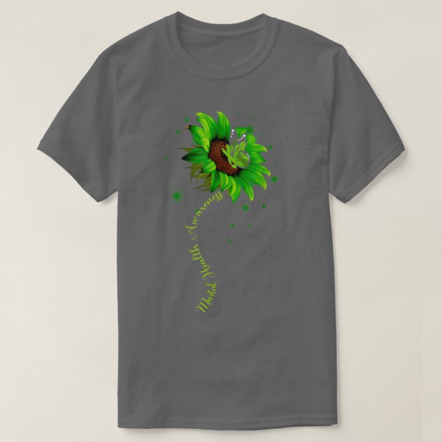 Alla sår är inte synliga för psykisk hälsa t shirt (Design framsida)