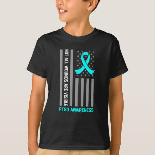 Alla sår är inte synliga för PTSD-medvetenhet T Shirt