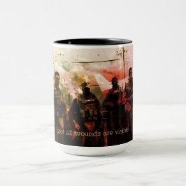 Alla sår är inte synliga i PTSD-medvetandet Mugg