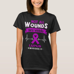 Alla sår är inte synliga, Lupus-medvetande T Shirt
