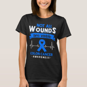 Alla sår är inte synliga, medvetenhet om Colon Can T Shirt