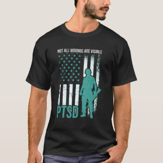 Alla sår är inte synliga och kända t shirt