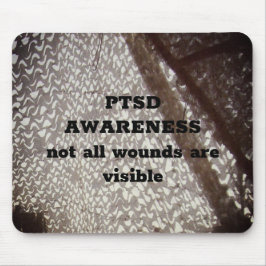 Alla sår är inte synliga PTSD-urklippsmuss-Pa Musmatta