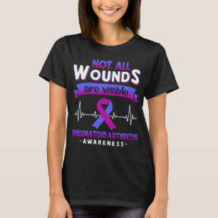 Alla sår är inte synliga vid reumatoid artrit t shirt