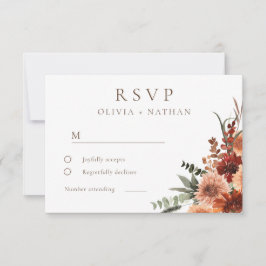 Alla Seasons Divine Boho Blommigt Bröllop OSA Kort