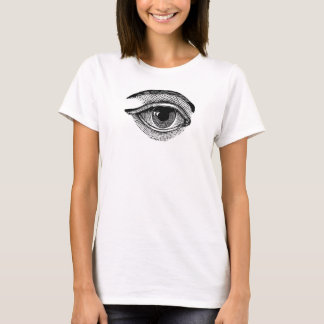 Alla ser Öga Bella-cirkeln överst Tee Shirt