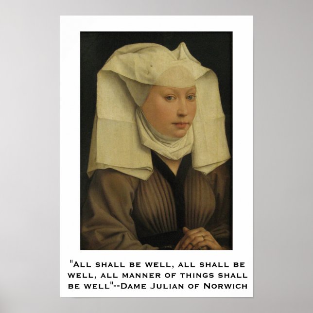 Alla ska vara bra - Dame Julian of Norwich Poster (Framsidan)