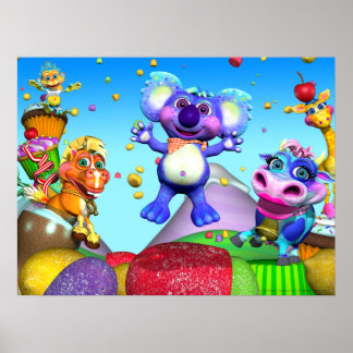 Alla små regndroppar 24x18 Poster