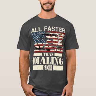 Alla snabbare än uppringning av 911-kutégäster t shirt