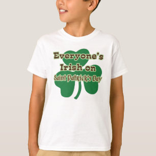 Alla som är irländsk tee shirt