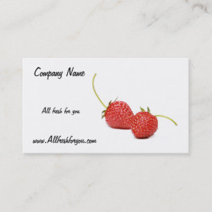 Alla som är nya för dig visitkort med nya Strawb