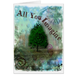 Alla som du föreställer hälsningskort