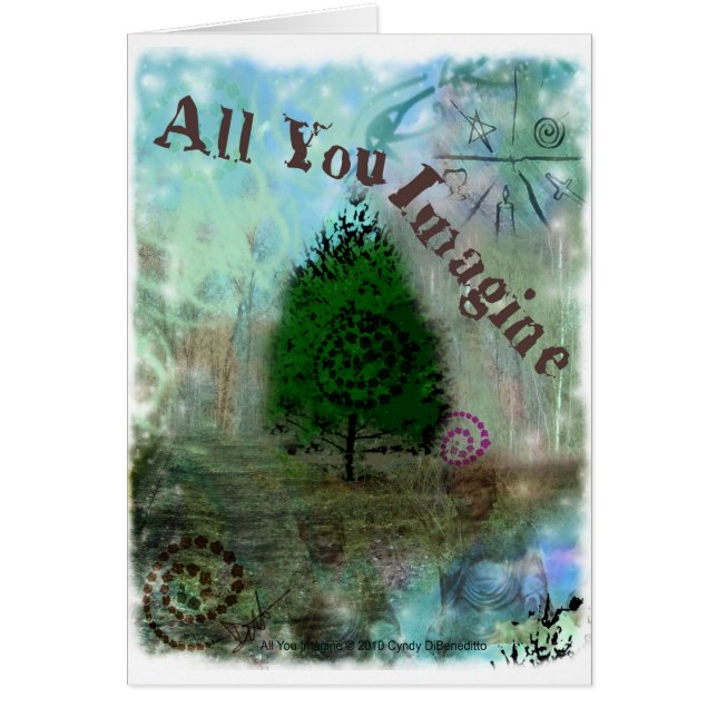 Alla som du föreställer hälsningskort (Framsidan)