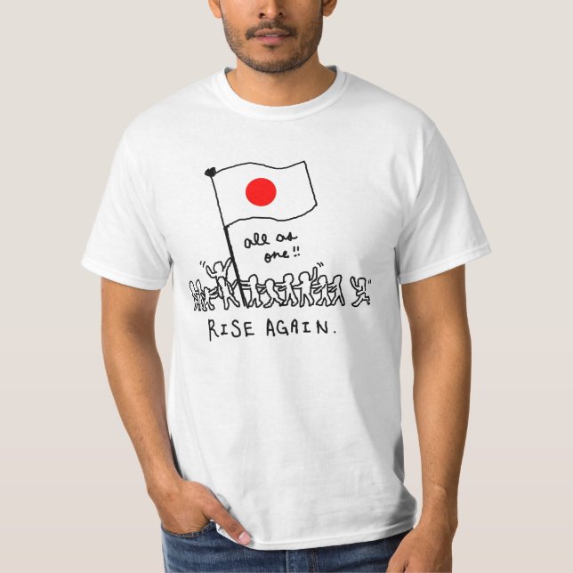 Alla som en, stiger igen t-shirt (Framsida)
