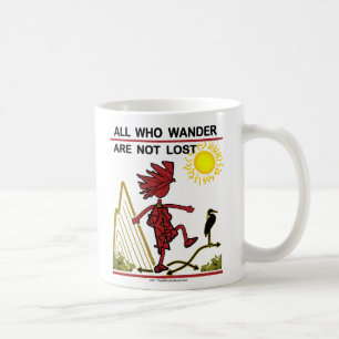 Alla som irrar & drömm kaffemugg