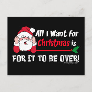 Alla som jag önskar för jul helg vykort
