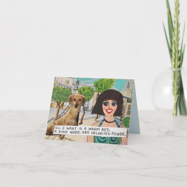 alla som notecard- I önskar egentligen, är en varm Kort (Framsida)