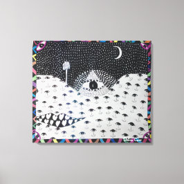 Alla som ser Öga- Canvastryck