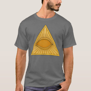 Alla som ser Öga i Providence Freemasonry Öga of G T Shirt