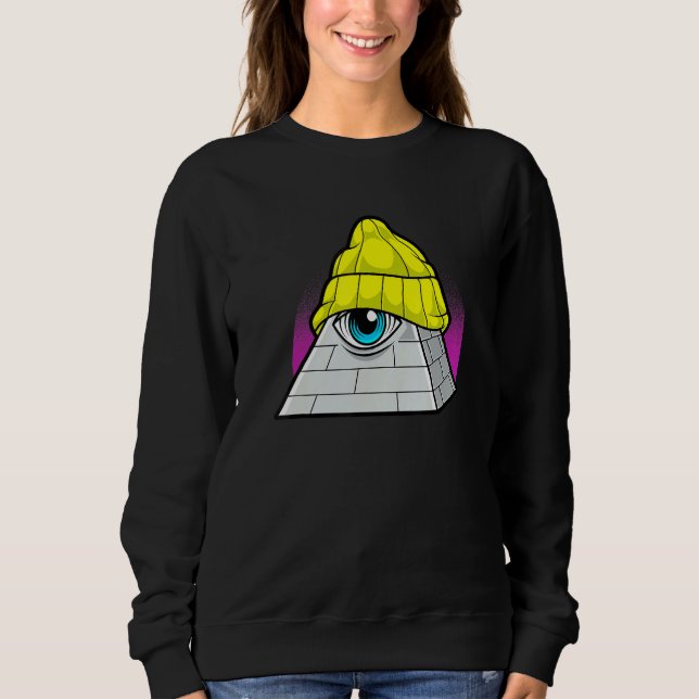 Alla som ser Öga Illuminati i svag T Shirt (Framsida)