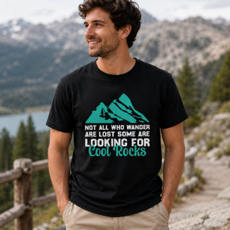 Alla som vandrar är inte vilse, Coola stenar wande T Shirt
