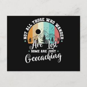 Alla som vandrar är inte vilse Geocaching Vykort