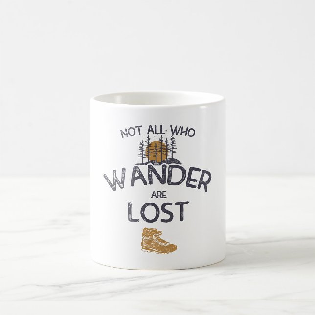Alla som vandrar är inte vilse kaffemugg (Skapare uppladdad)