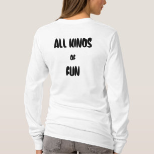 Alla sorter av roligt t-shirt