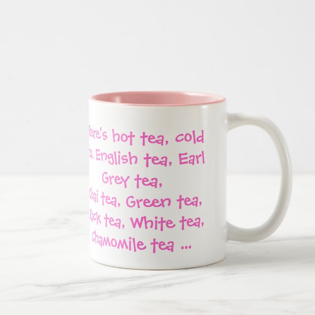 Alla sorter av tea Två-Tonad mugg (Höger)