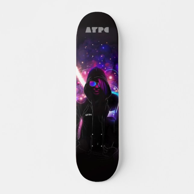 Alla sötfärger skateboard bräda 19,5 cm (Framsida)
