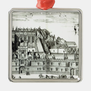 Alla Souls högskola, Oxford universiteten, 1675 Julgransprydnad Metall