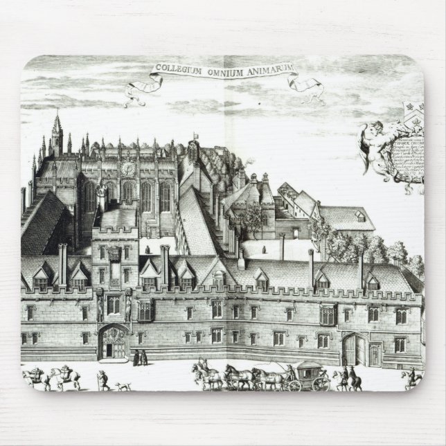 Alla Souls högskola, Oxford universiteten, 1675 Musmatta (Framsidan)