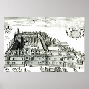 Alla Souls högskola, Oxford universiteten, 1675 Poster