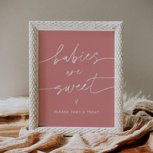 ALLA Spädbarn ÄR Svalt babyskylt Poster