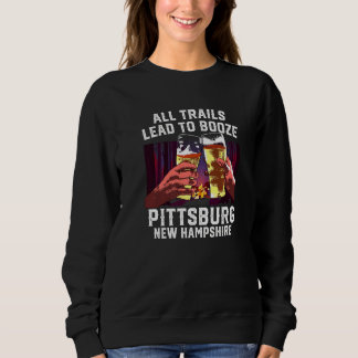 Alla spår leder till Sprit Pittsburgh Camping New  T Shirt