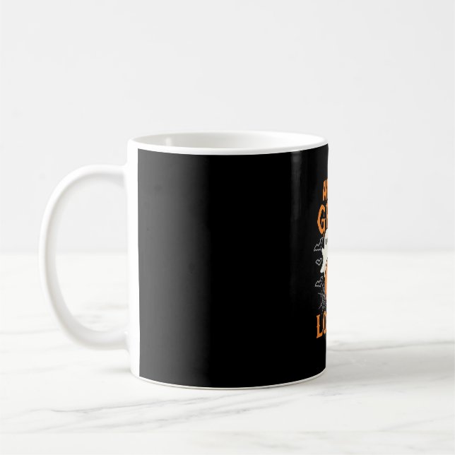 Alla spöken älskar mig Halloween-design_1 Kaffemugg (Vänster)