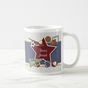 Alla sportar som matchar mallmuggen kaffemugg