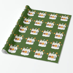 Alla sportsliga snömannar presentpapper