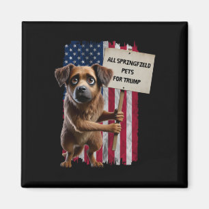 Alla Springfield-Hund för Trump de äter Hundar Spr Magnet