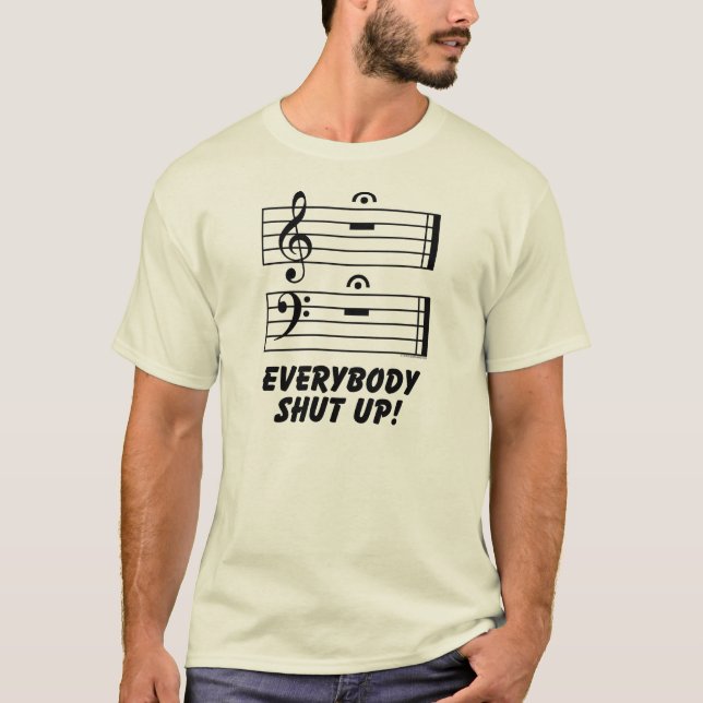 Alla stängde sig upp! t-shirt (Framsida)