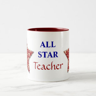 ALLA STAR COFFEE MUGG-MALL Två-Tonad MUGG
