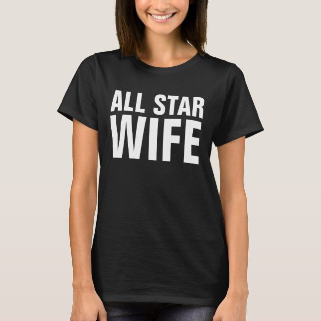 ALLA STAR WIFE T-SHIRTS (Framsida)