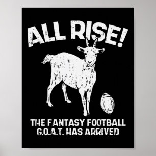Alla Stiga upp fantasy Football Goat kom från Funn Poster