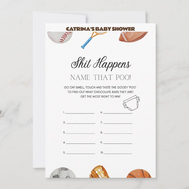 Alla stjärnor, babyskor - redigerbart Namn, 5x7 Inbjudningar (Framsida)