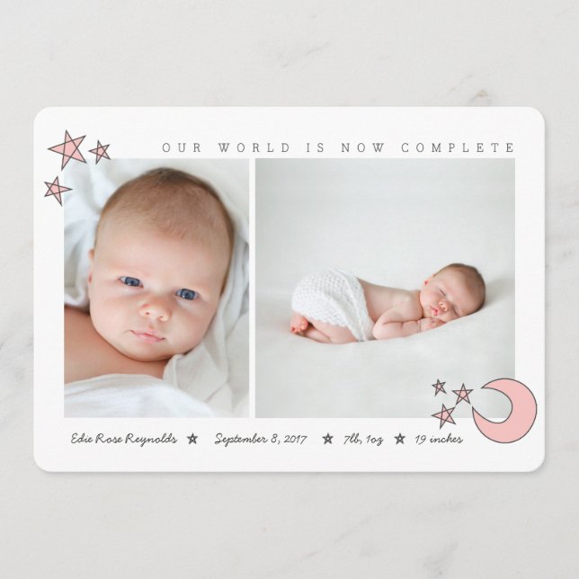 alla stjärnor på den himlar- rosan meddelande (Framsida)