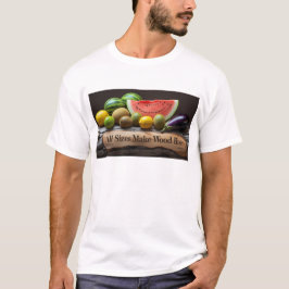 Alla storlekar får trä att resa sig t shirt